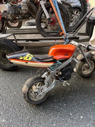 Minimoto honda  Naranja y Negra