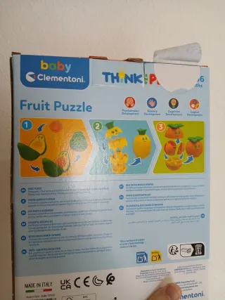 Puzzle Frutas Clementoni Bebé