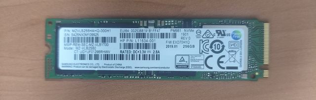 DISCO M2 256GB NVME 96%