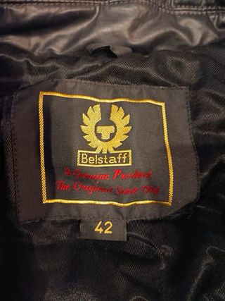 Chaqueta Belstaff Algodón Encerado Negra