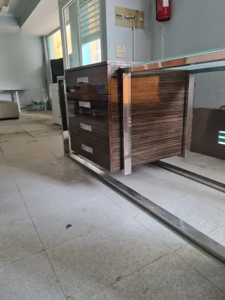 Mostrador mesa recepción