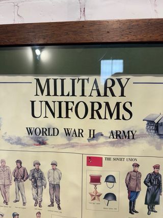 Cuadro Uniformes Militares II Guerra Mundial