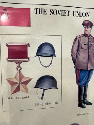 Cuadro Uniformes Militares II Guerra Mundial