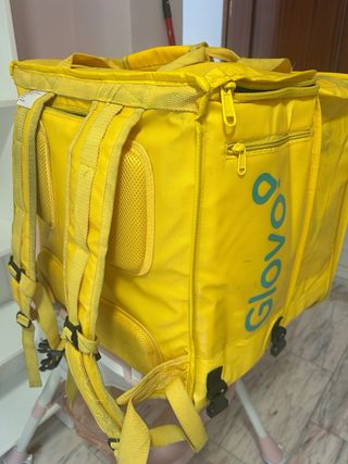 Mochila Glovo Amarilla