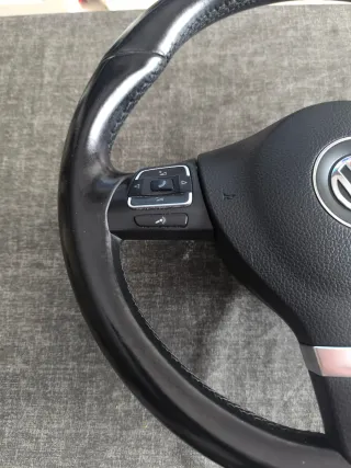 Volante Volkswagen Original con Airbag y levas.