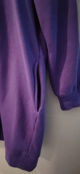 Vestido Sudadera Nike Jordan Morado Plateado