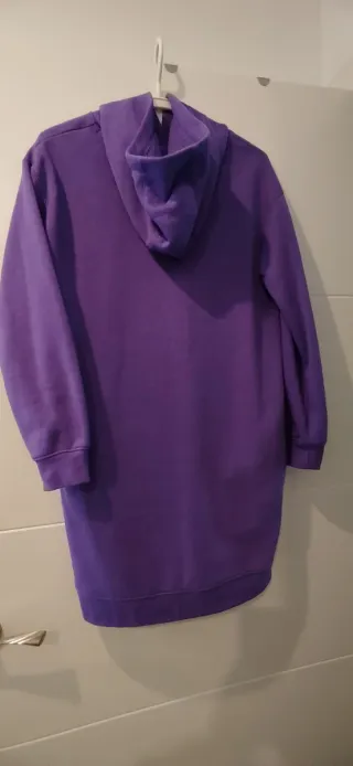 Vestido Sudadera Nike Jordan Morado Plateado