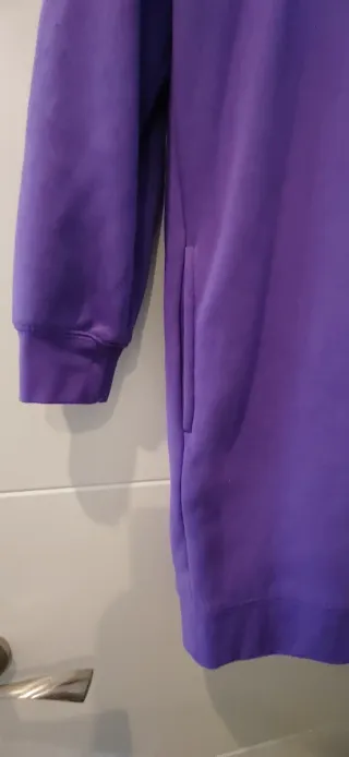 Vestido Sudadera Nike Jordan Morado Plateado