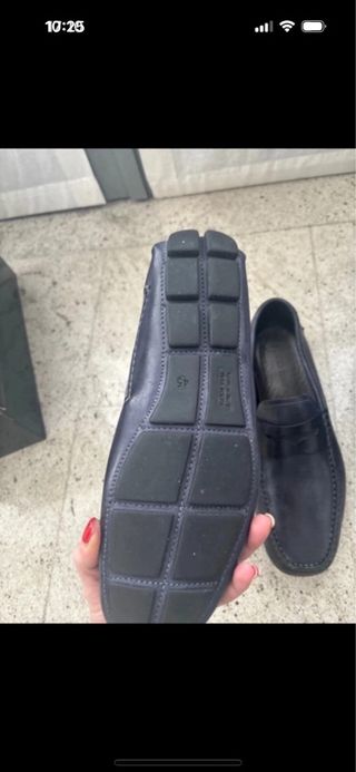 Scarpe uomo mocassini blu taglia 45