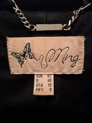 Chaqueta de entretiempo negra