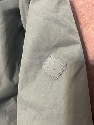 Abrigo Hackett Impermeable Gris Talla XL