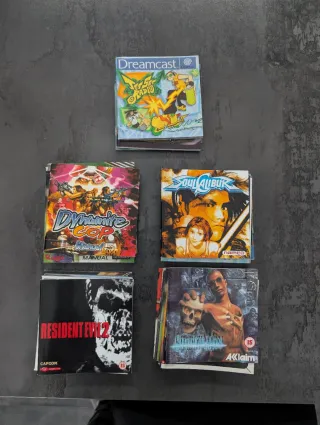 Lote 24 Manuales Dreamcast