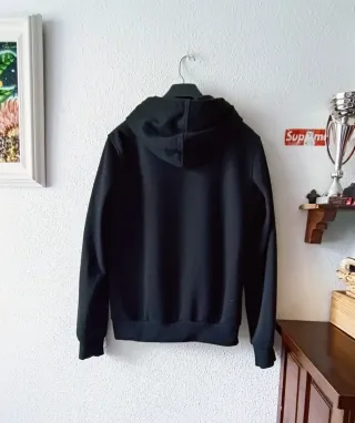 Sudadera Negra capucha TALLA M-S como NUEVA