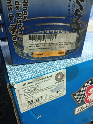 Cilindros y pistones para vehículo