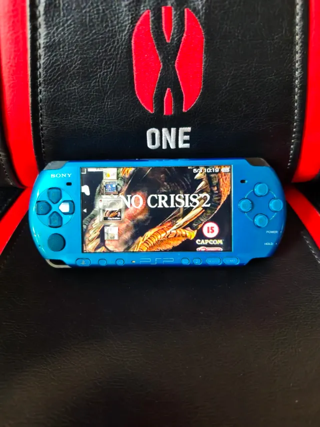 PSP 3000 Azul Eléctrico + 50 Juegos