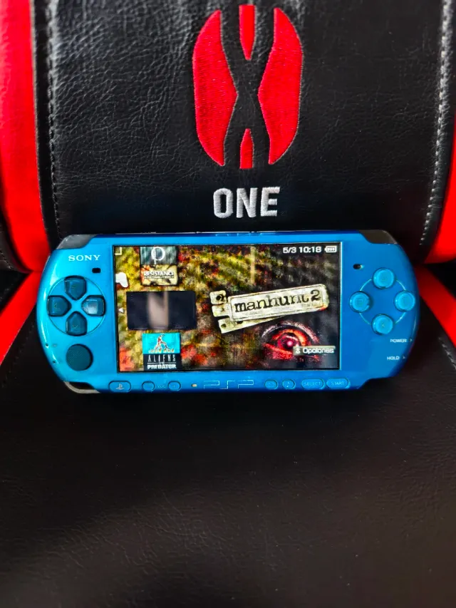 PSP 3000 Azul Eléctrico + 50 Juegos