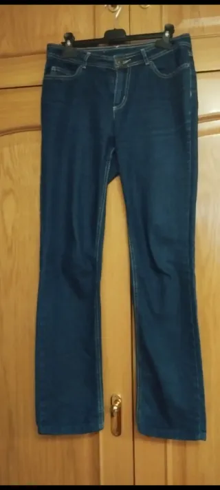 Pantalón vaquero mujer azul