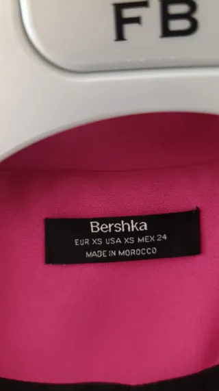 Abito blazer Bershka rosa e nero