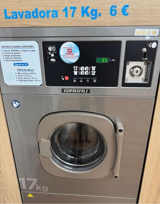 Maquinaria Girbau lavanderia Autoservicio