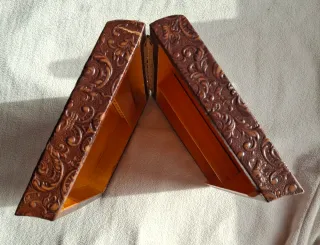 Scatola per Sigari in Cuoio Stiacciato Barca (1960)