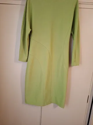 Vestido verde manga larga