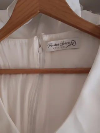 Vestido de Novia Premamá con Capa