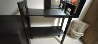 Estantería de suelo wengue/ madera