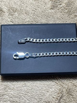 Collar Cadena Plata 925 Italiana 50cm