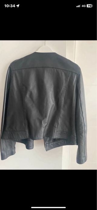 Chaqueta cuero Mango Talla XL