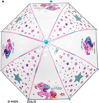 Lote 40 Paraguas Infantiles Unicornio Nuevos