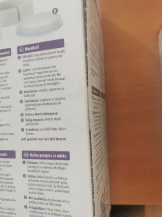 Sacaleches manual NUK y biberón Perfect Match