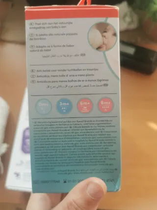 Sacaleches manual NUK y biberón Perfect Match