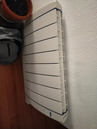 Radiadores eléctricos blancos