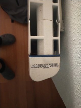 Radiadores eléctricos blancos