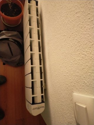 Radiadores eléctricos blancos