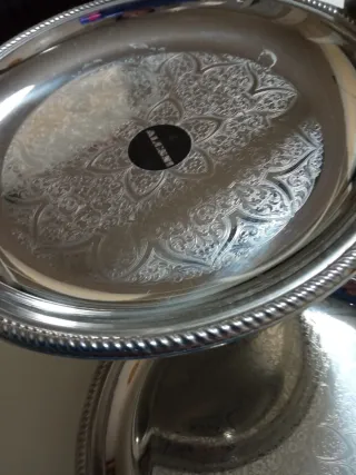 Alzatina frutta Alessi in metallo