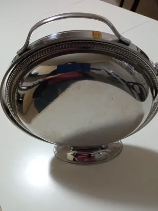 Alzatina frutta Alessi in metallo