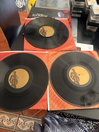 Michael Jackson History 3 Record Set