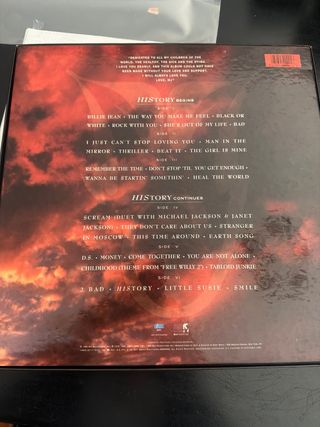 Michael Jackson History 3 Record Set