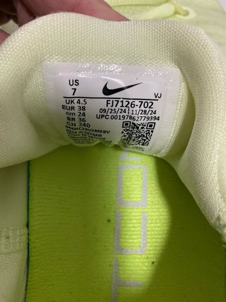 Zapatillas Nike Metcon 6 Running Verde Neón