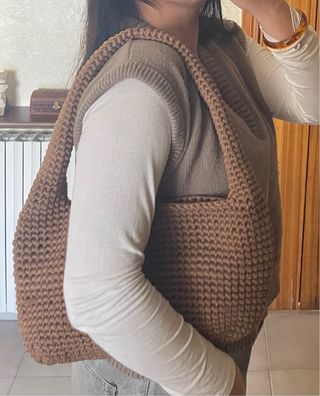 Borsa uncinetto fatta a mano