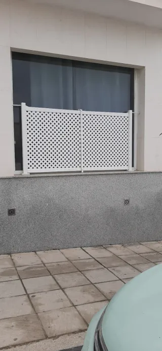 Escaparate Luna 6+6 Aluminio Blanco