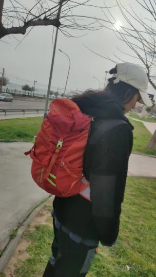 Mochila Osprey Jet 18 Niños Senderismo Roja