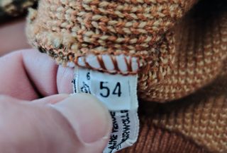 Maglione Cardigan Vintage Lana Tg 54