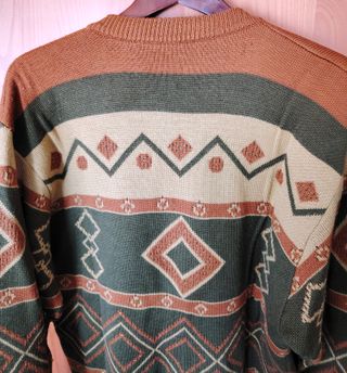 Maglione Cardigan Vintage Lana Tg 54