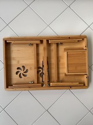 Supporto in legno PC/tablet/libro regolabile