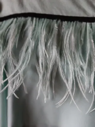 Blusa Relish con Piume di struzzo