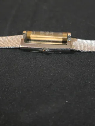 Reloj Yves Saint Laurent Dama Plateado Negro