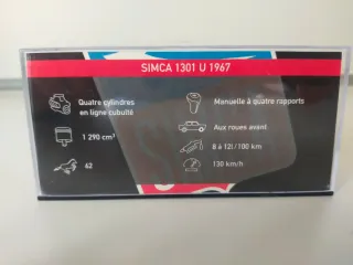 Simca 1301 U 1967 Escala 1/43