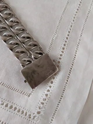 Pulsera Ciclon Plateado